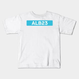 Alexander Albon Driver Plate - 2023 Season Kids T-Shirt